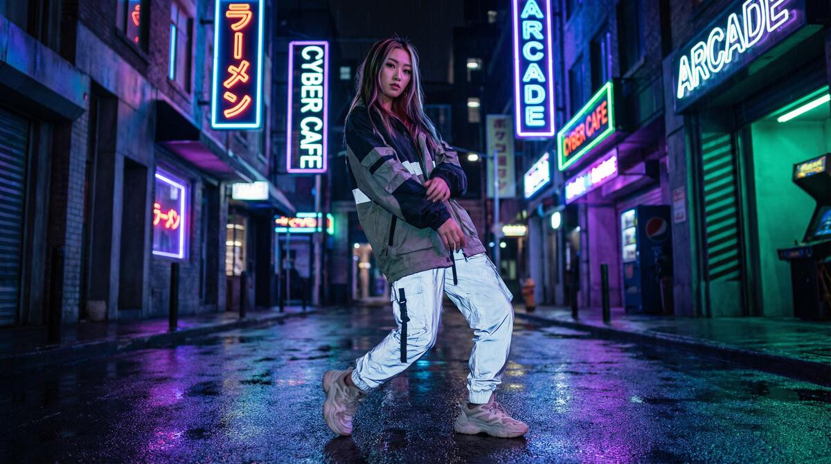 17c一起草霓虹街拍视频